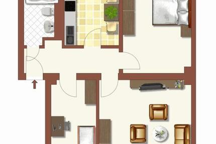 Wohnung Lehrte - 3 Zimmer, 64 m&sup2;, 546&euro; | Angebot:26359089