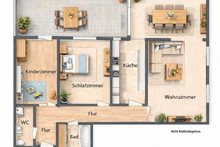 Wohnung Salzgitter Ortschaft Südost - 3.5 Zimmer, 87 m&sup2;, 149.999&euro; | Angebot:26233887