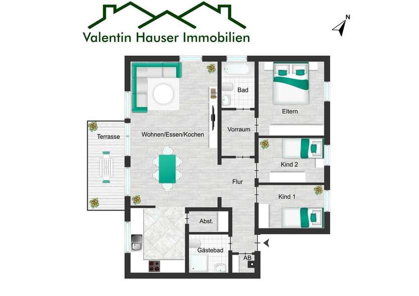 Wohnung zum Kaufen in Groß Schwülper 295.000 € 114 m²