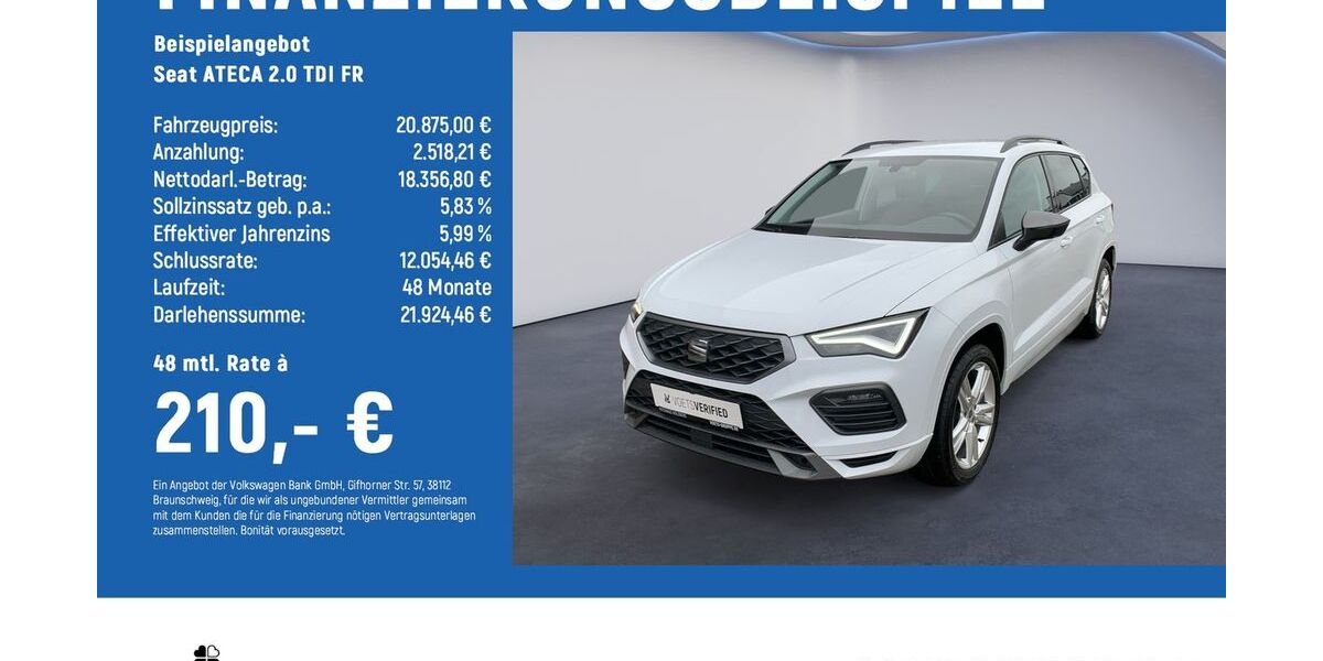 Seat Ateca 91.850 km 19.975 &euro; Braunschweig 38114