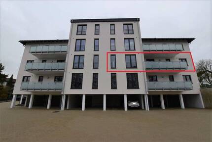 Moderne NeubauWohnung, Garage, großer Balkon, Aufzug, Erdwärme, barrierearm