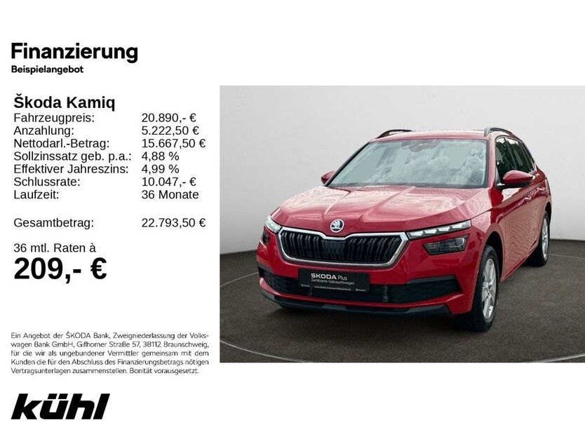 Skoda Kamiq 6.494 km 20.590 € Hildesheim 31137