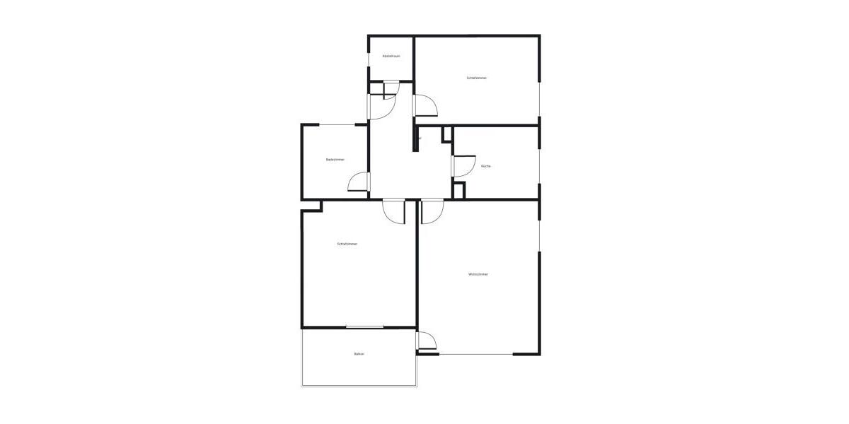 Etagenwohnung Braunschweig Broitzem - 3 Zimmer, 66 m&sup2;, 716&euro; | Angebot:22038005