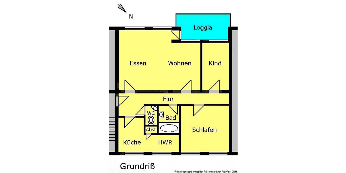 Dachgeschoßwohnung Wolfenbüttel Adersheim - 3 Zimmer, 86 m&sup2;, 185.999&euro; | Angebot:26050418