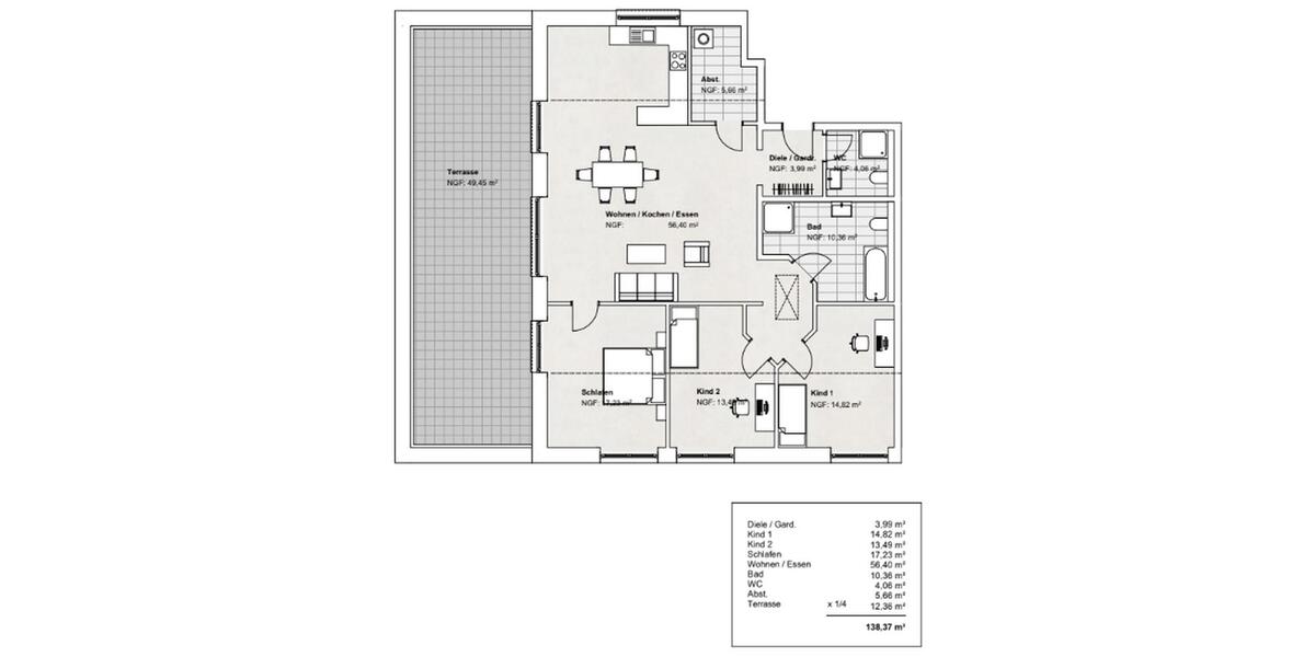 Einfamilienhaus Wolfenbüttel Adersheim - 4 Zimmer, 144 m&sup2;, 1.938&euro; | Angebot:25150912