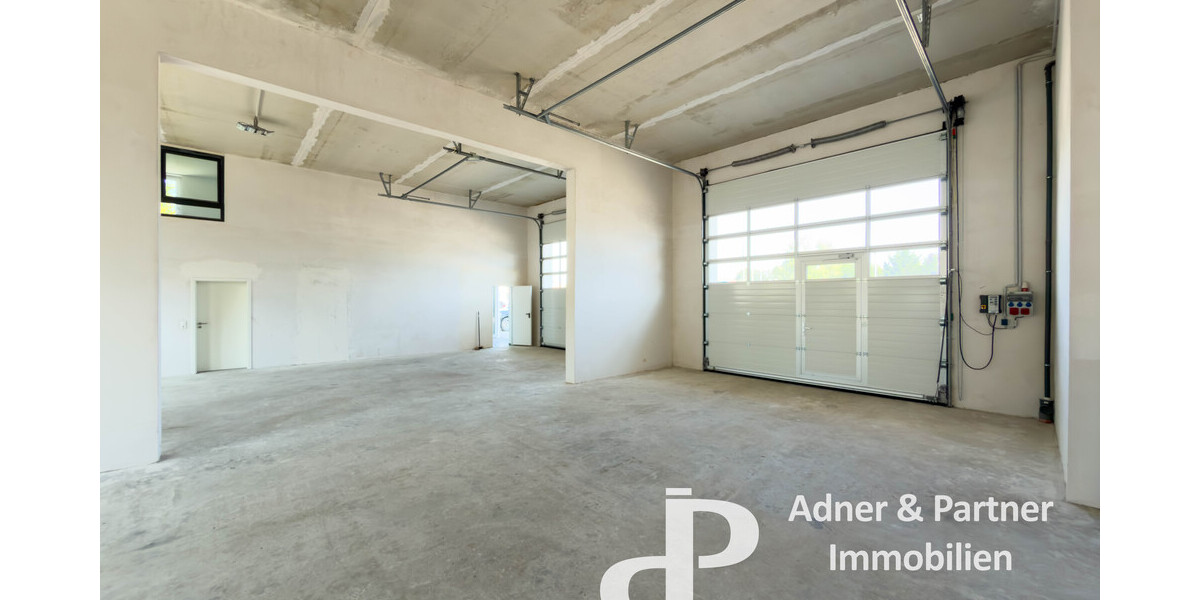 **NEUBAU 2022 IN WOLFENBÜTTEL: 475 M² FLEXIBLE GEWERBEFLÄCHE AUS HALLE & REPRÄSENTATIVEM BÜROBEREICH** - Gewerbeobjekt Wolfenbüttel Adersheim | Angebot:27200761