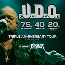 U.D.O. - Triple Anniversary Tour 2027 13.01.2027 westand