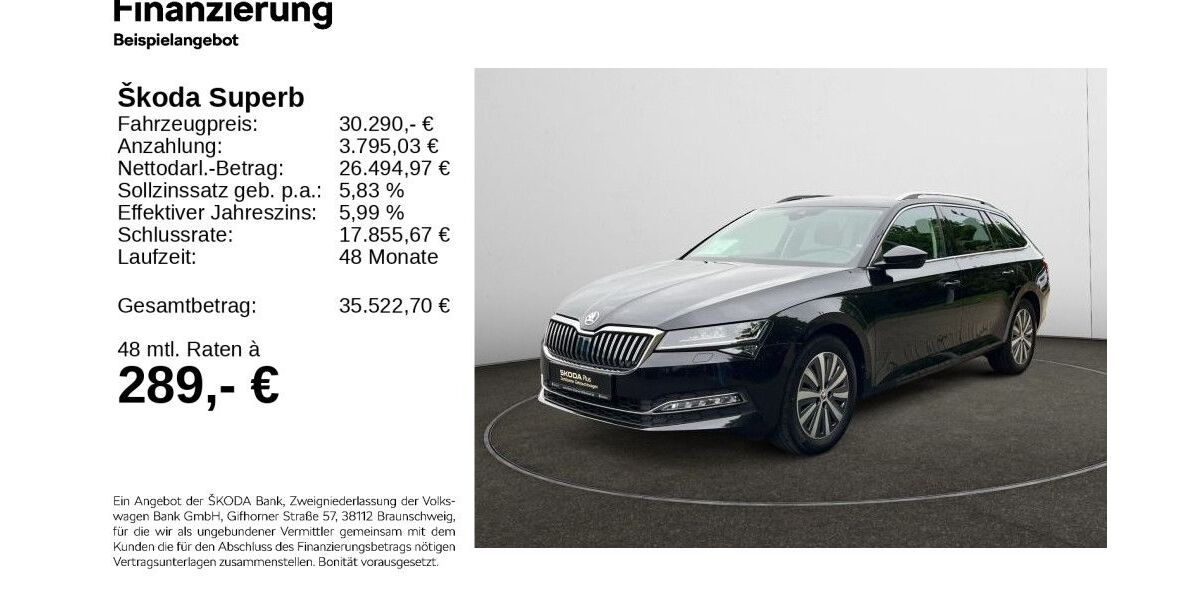 Skoda Superb 45.203 km 28.970 &euro; Hildesheim 31137
