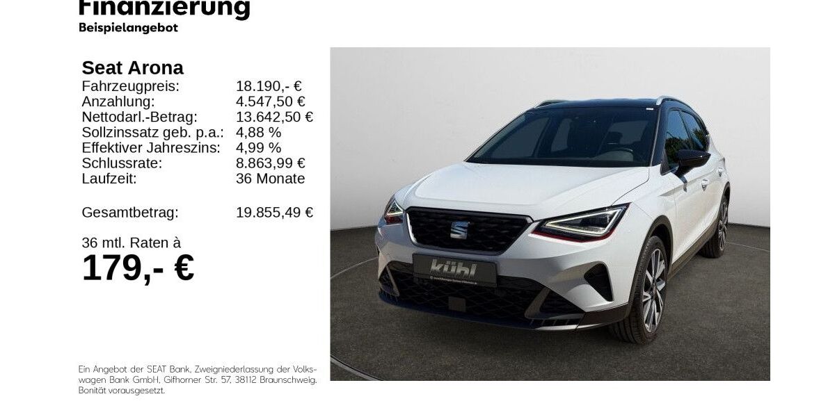 Seat Arona 27.607 km 17.870 &euro; Hildesheim 31137