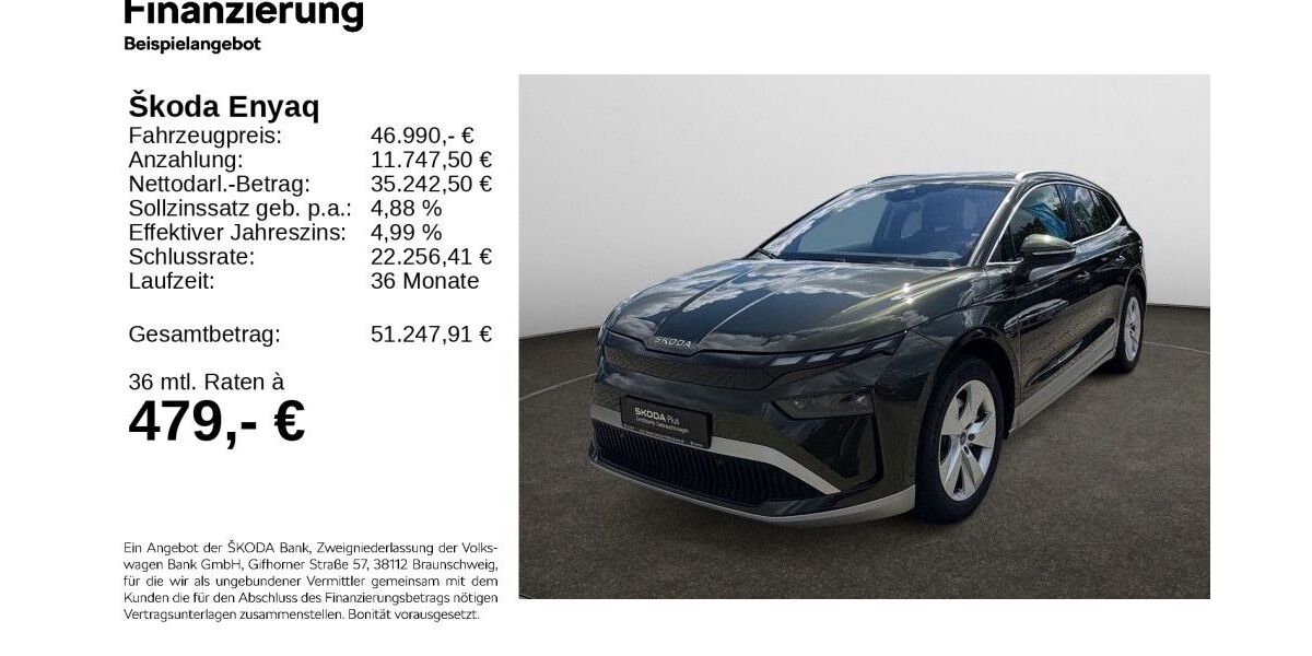 Skoda Enyaq 2.500 km 46.290 &euro; Hildesheim 31137