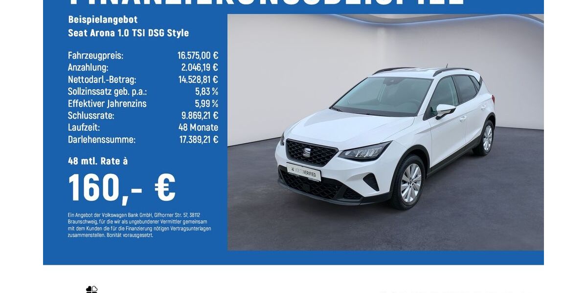 Seat Arona 29.900 km 16.775 &euro; Braunschweig 38114