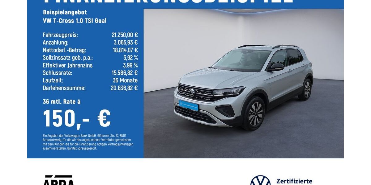 VW T-Cross 2.950 km 21.250 &euro; Braunschweig 38108