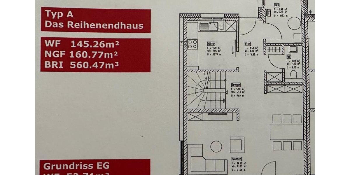 Reihenendhaus mit Garage 4.5 zimmer