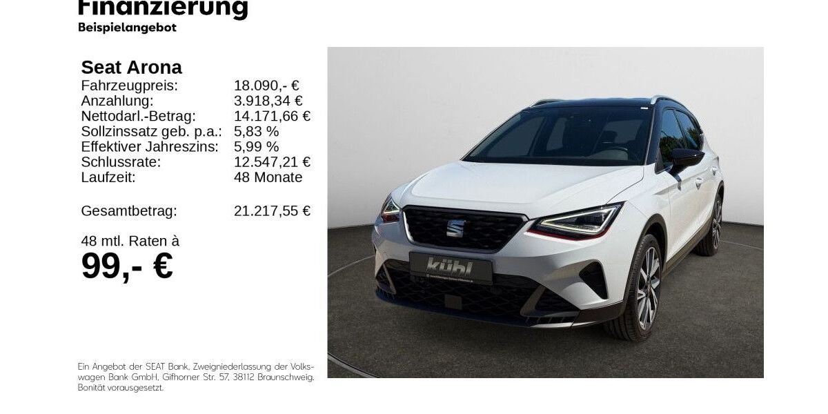 Seat Arona 27.607 km 17.670 &euro; Hildesheim 31137