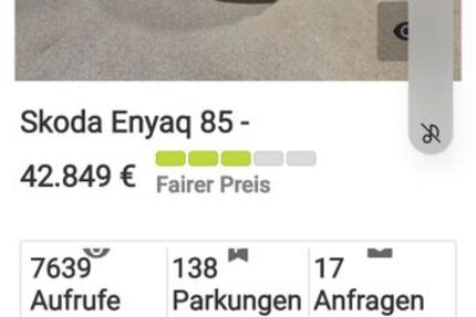 Skoda Enyaq 1.340 km 43.500 € Braunschweig 38110