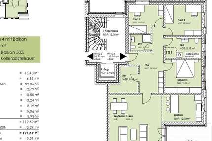 Wohnung zum Kaufen in Niedersachsen - Braunschweig 556.000 € 128 m² 4 zimmer